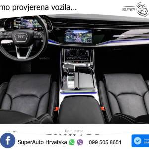 Audi Q8 55 TFSI quattro Aut. S line 340 KS, ZRAČNI+ACC+360+GR SJED+HEAD+PANO