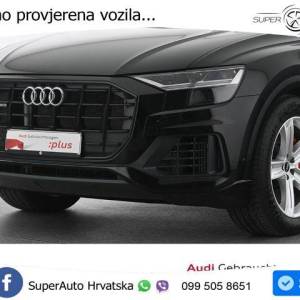 Audi Q8 55 TFSIe quattro Aut. S line 381 KS, ZRAČNI+LED+KAM+GR SJED+HEAD+VIRT