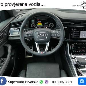 Audi Q8 60 TFSIe quattro Aut. S line 489 KS, ZRAČNI+ACC+360+GR SJED+HEAD+VIRT