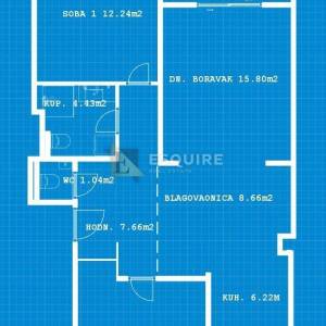 BILI BRIG - Potpuno renoviran dvosoban stan - 75m2
