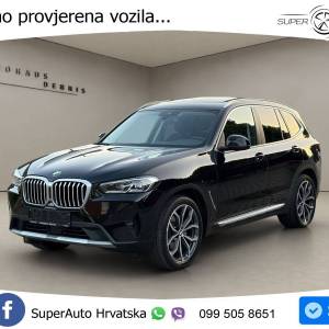 BMW X3 xDrive 20d Aut. 190 KS, ACC+KAM+LED+GR SJED+PANO+VIRT+NAVI+ASIST