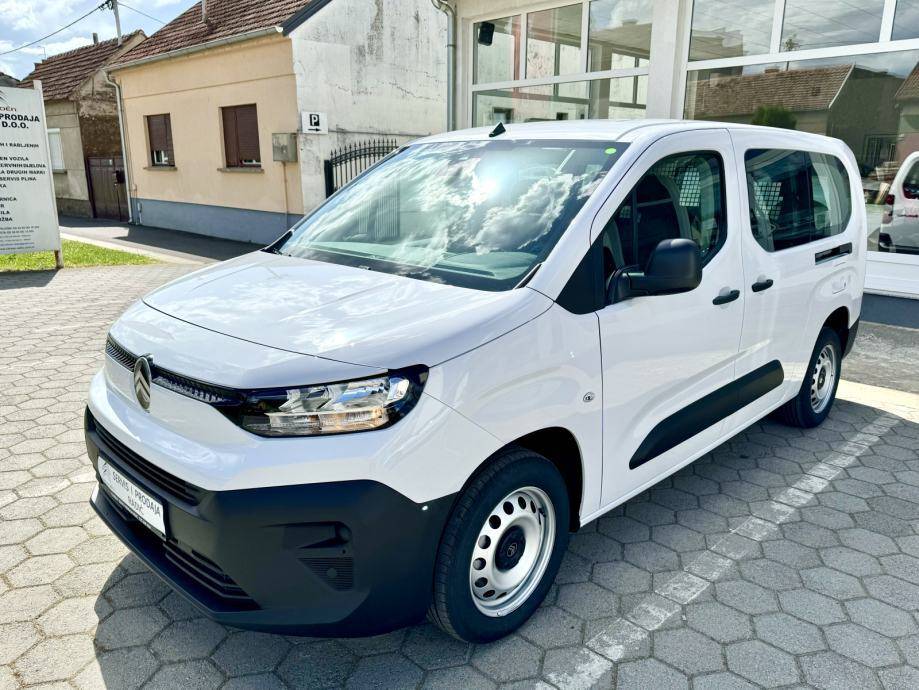 CITROEN BERLINGO PRODUŽENA KABINA XL - 5 SJEDALA, N1, 2026 god.