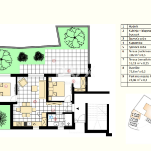 DALMACIJA, MURTER - Apartman s pogledom na more