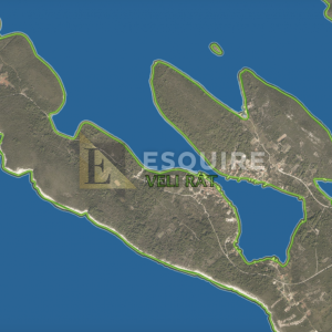 DUGI OTOK - VERUNIĆ Građevinsko zemljište 2. red od mora - 1.156m2