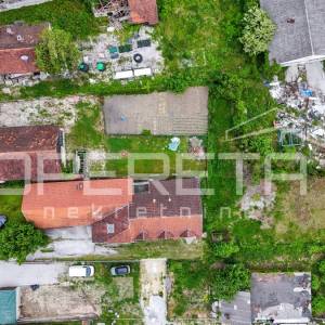 Građevinska parcela u centru Pregrade, 1538m2 s idejnim prijedlogom za gradnju s