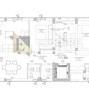 KOŽINO - Luksuzni trosoban penthouse S4 - 176m2
