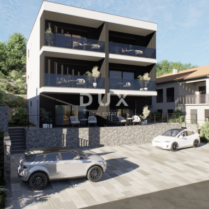 Krk, Omišalj, jednosobni stan, 50 m2, pogled more