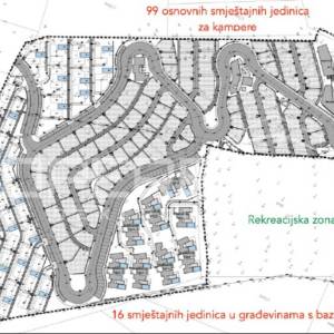 KRK, PROJEKT KAMPA I REKREACIJSKOG CENTRA SA PRAVOMOĆNOM GRAĐEVINSKOM DOZVOLOM /