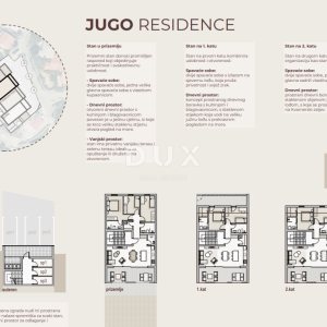 KVARNER, KRALJEVICA - Jugo Residence: ekskluzivan stan C3, prvi red do mora, novogradnja, prilika