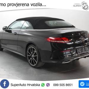 Mercedes C 220d Cabrio Aut. 2xAMG Line 194 KS, LED+KAM+GR SJED+VIRT+ASIST