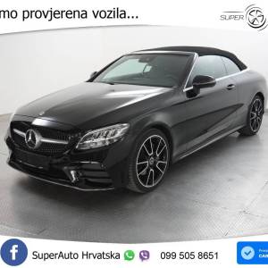 Mercedes C 220d Cabrio Aut. 2xAMG Line 194 KS, LED+KAM+GR SJED+VIRT+ASIST