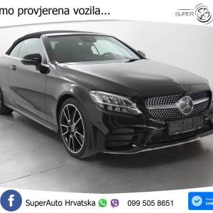Mercedes C 220d Cabrio Aut. 2xAMG Line 194 KS, LED+KAM+GR SJED+VIRT+ASIST
