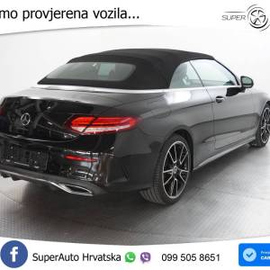 Mercedes C 220d Cabrio Aut. 2xAMG Line 194 KS, LED+KAM+GR SJED+VIRT+ASIST