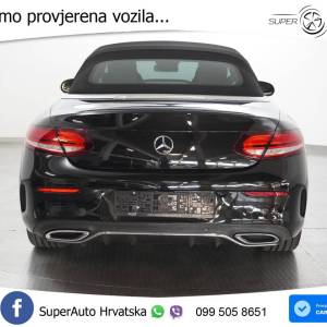 Mercedes C 220d Cabrio Aut. 2xAMG Line 194 KS, LED+KAM+GR SJED+VIRT+ASIST