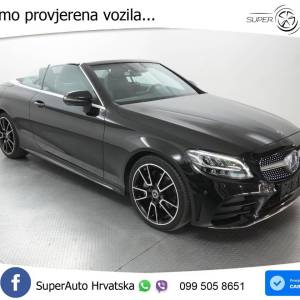 Mercedes C 220d Cabrio Aut. 2xAMG Line 194 KS, LED+KAM+GR SJED+VIRT+ASIST