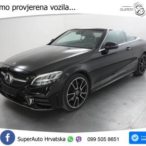 Mercedes C 220d Cabrio Aut. 2xAMG Line 194 KS, LED+KAM+GR SJED+VIRT+ASIST