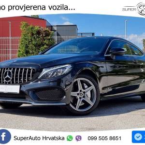 Mercedes C 250d Coupe 4M Aut. AMG 204 KS, REG 11/27 KAM+LED+TEM+NAVI