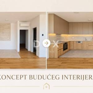 NOVALJA, JAKIŠNICA - Luksuzan Penthouse 123 m2 s pogledom na cijeli zaljev