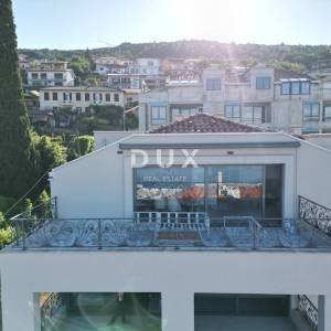OPATIJA, CENTAR- penthouse 218,82m², DB+3S, s panoramskim pogledom na more 200m od plaže - S9