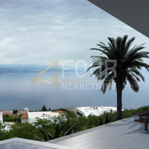 Opatija, građevinsko zemljište s projektom za luksuznu stambenu zgradu