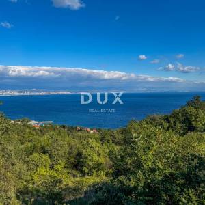 OPATIJA, LOVRAN - Prekrasna starina s panoramskim pogledom i 1800m2 zemljišta
