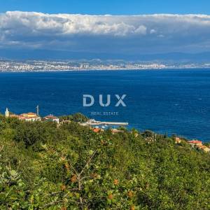 OPATIJA, LOVRAN - Prekrasna starina s panoramskim pogledom i 1800m2 zemljišta