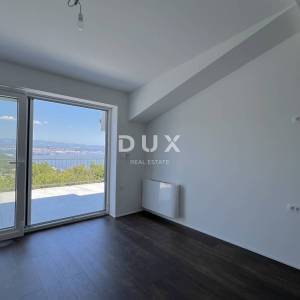 Opatija, Lovran, trosoban stan, 80 m2, dvije terase, pogled na more