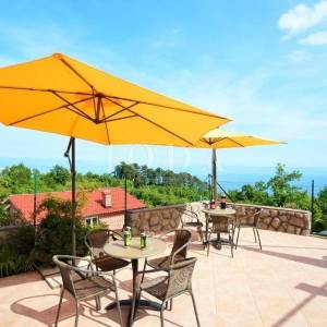 Opatija, okolica, apartmanska kuća sa prekrasnim pogledom na more