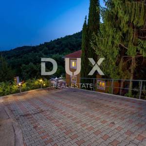 Opatija, Veprinac, samostojeća vila, 200 m2, bazen, igralište, pogled na Kvarner