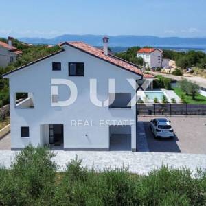 Otok Krk, Rasopasno, obiteljska kuća, 184 m2, novogrdnj, krovna terasa, blizu mora