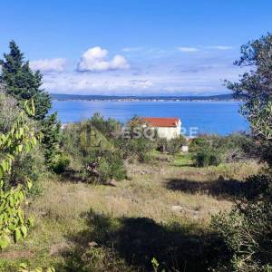 PAŠMAN - ŽDRELAC Zemljište sa dozvolom za vilu od 192,71 m2, lokacija, pogled na more, bazen…