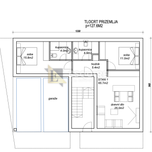 PETRČANE – ZG3 dvosoban stan S1 s privatnim vrtom u modernom manjem kompleksu, svega 650 m od mora!