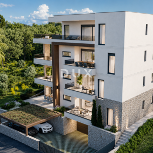 PRIMOŠTEN – Stan 2S+DB na 2. katu, pogled na more i garaža