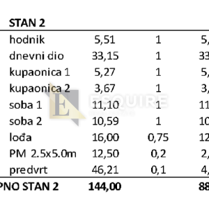 PRIVLAKA - Dvosoban stan S2 s vrtom, useljivo - 89m2