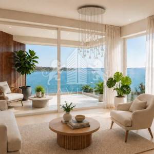 Privlaka | Jednosoban apartman 54,68 m² | Prvi kat s liftom | Prvi red do mora