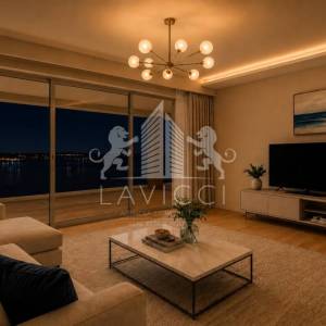 Privlaka | Luksuzni dvoetažni stan 134,72 m² | Lift | Prvi red do mora