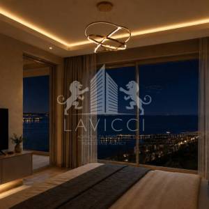 Privlaka | Luksuzni dvoetažni penthouse 131,76 m² | Lift | Prvi red do mora