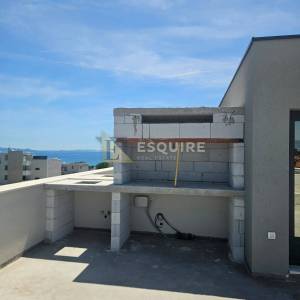 PRIVLAKA - Penthouse S5 s bazenom i pogledom na more - 90m2