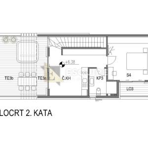 PRIVLAKA - predivna luksuzna duplex vila s bezenom!!