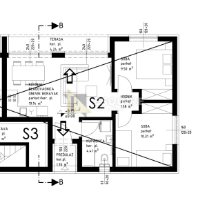 PRIVLAKA – Sabunike, dvosoban apartman u prizemlju s vrtom!!