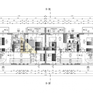 PRIVLAKA / SABUNIKE – ekskluzivna duplex kuća s dvije vile, krovnim bazenima i panoramskim pogledom na more!!