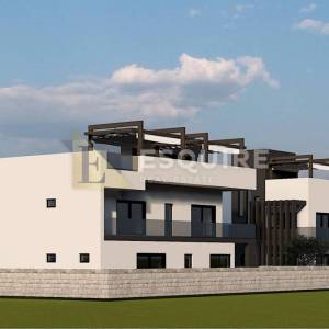 PRIVLAKA / SABUNIKE – luksuzne duplex vile s krovnim bazenom i pogledom na more!