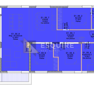 PRIVLAKA - SABUNIKE Stan S5 - Trosoban stan 114m2
