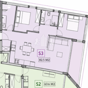 Privlaka – Škrapavac | Apartman 82,55 m² s privatnim vrtom | Prvi red do mora