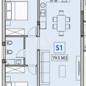 Privlaka – Škrapavac | Apartman 79,53 m² s vrtom | Prvi red do mora