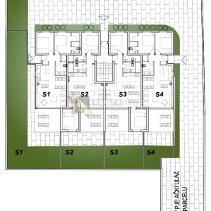 PRIVLAKA - Trosoban stan S6 na 1. katu, USELJIVO - 107m2