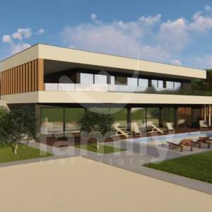 PROSTRANO GRAĐEVINSKO ZEMLJIŠTE SA PROJEKTOM NA MIRNOJ LOKACIJI