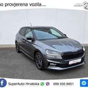 Škoda Fabia 1.0 TSI Aut. Monte Carlo 116 KS, KAM+KEY+GR SJED+LED+VIRT