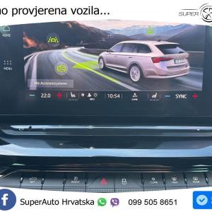 Škoda Octavia Combi 1.5 TSI Sportline 150 KS, KEY+VIRT+GR SJED+NAVI+LANE