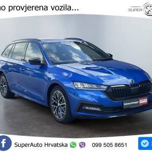 Škoda Octavia Combi 1.5 TSI Sportline 150 KS, KEY+VIRT+GR SJED+NAVI+LANE